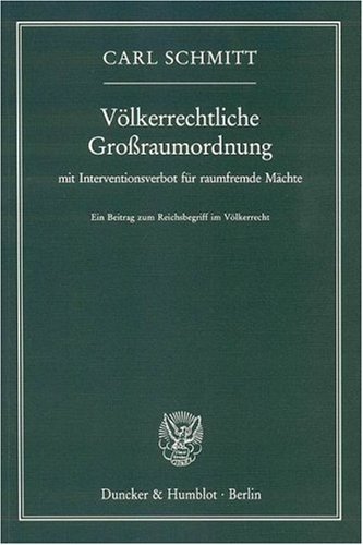 Völkerrechtliche Großraumordnung