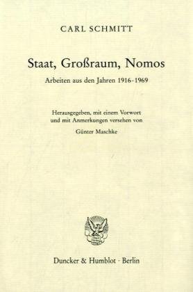 Staat, Großraum, Nomos