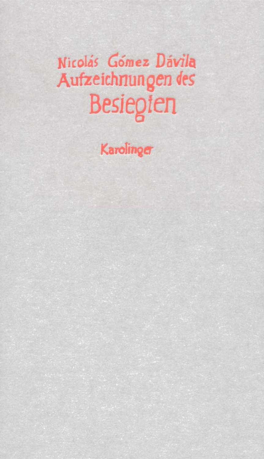 Aufzeichnungen des Besiegten