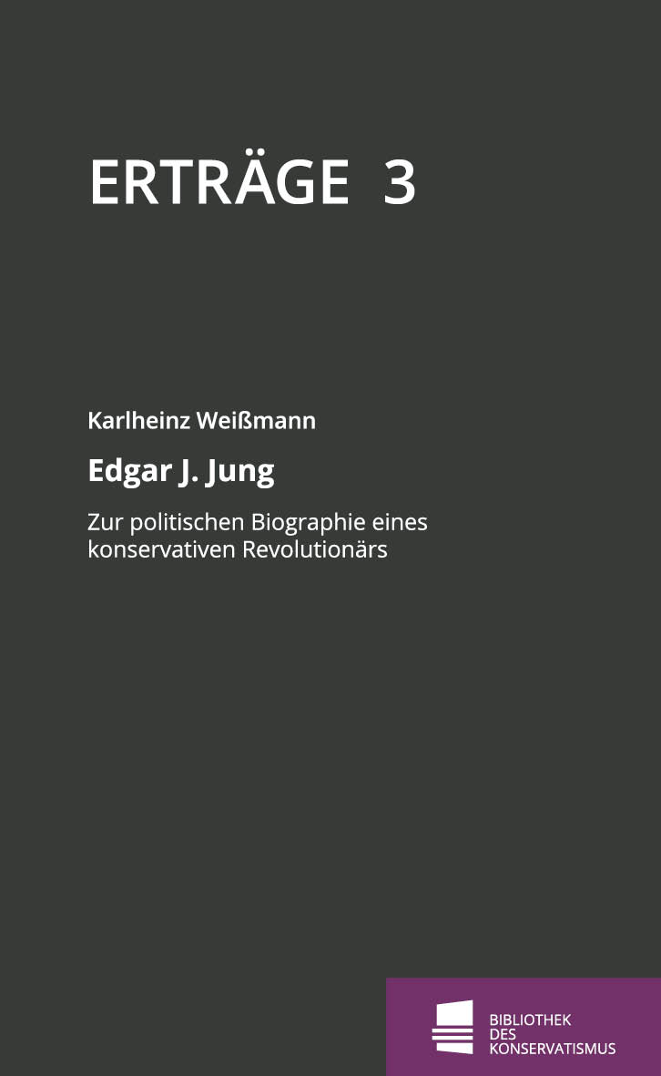 Erträge 3 – Edgar Julius Jung